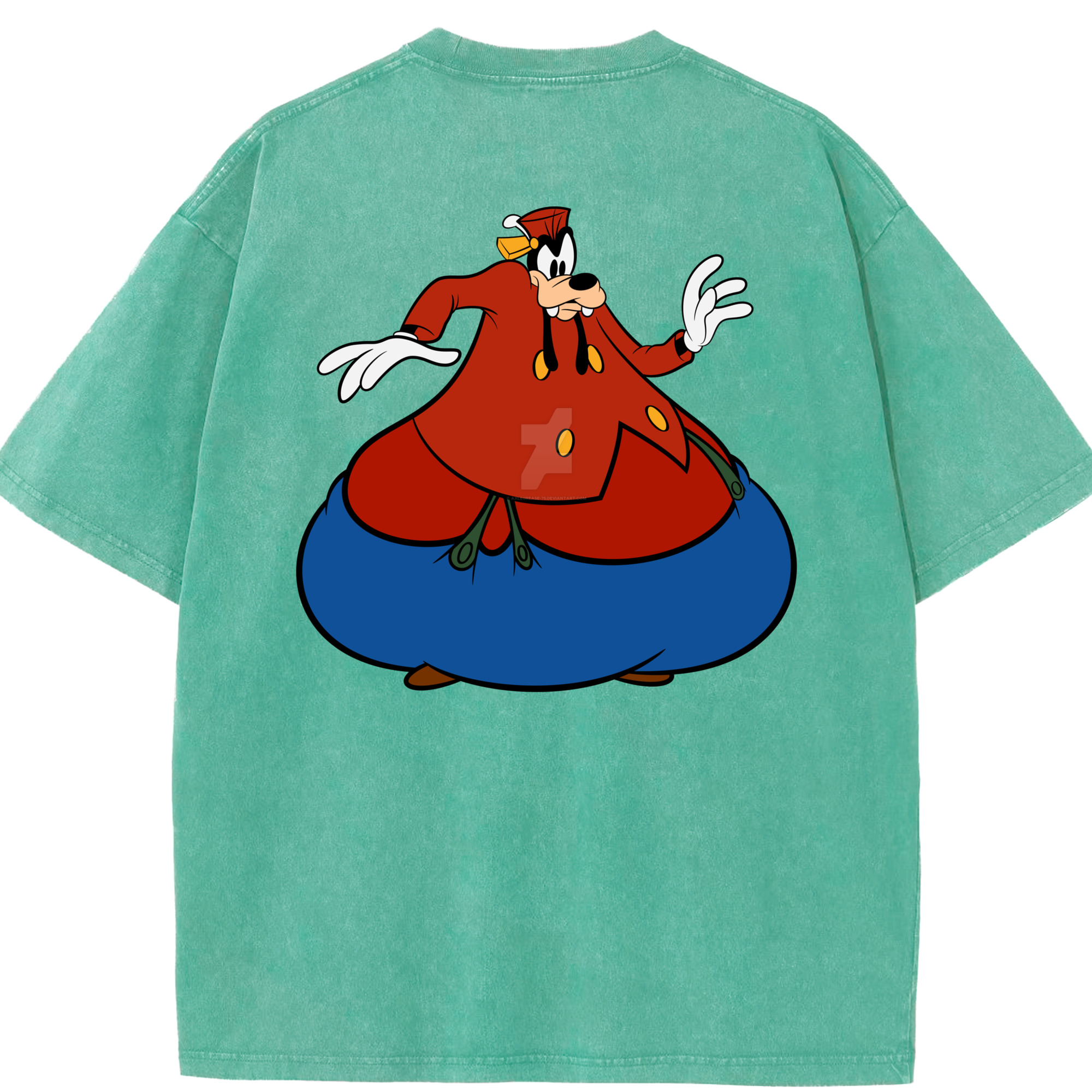 （画像用） ミッキーマウス Mickey Mouse 綿100% ヴィンテージ風 半袖Tシャツ（背面プリント）